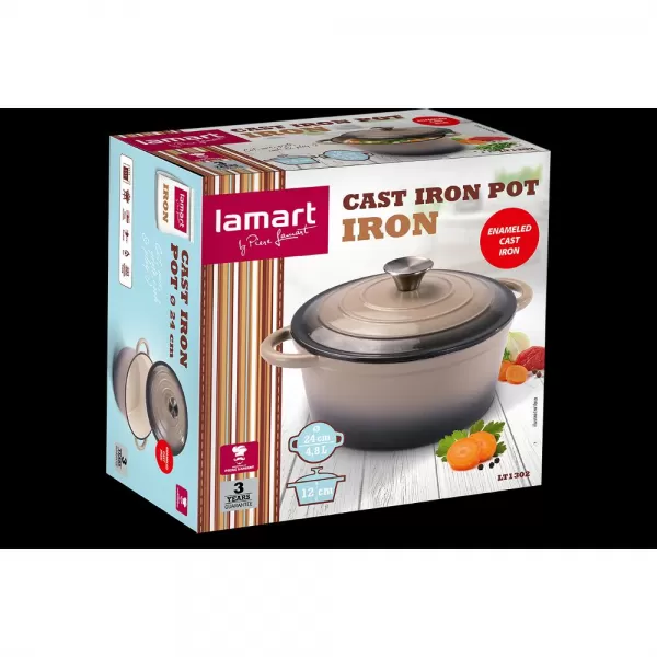 LT1302 HRNEC LITINOVÝ 24CM IRON LAMART