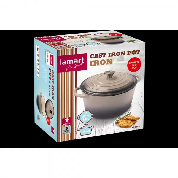 LT1303 HRNEC LITINOVÝ 26CM IRON LAMART