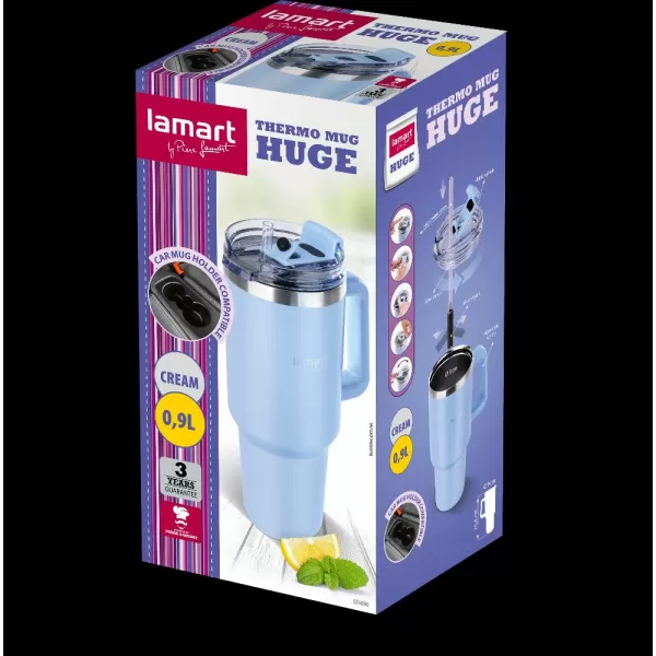 TERMOHRNEK MODRÝ 0,9L HUGE LAMART LT4090