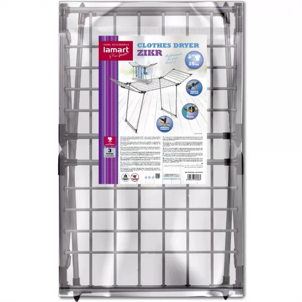 SUŠÁK NA PRÁDLO 15M ZIKR LAMART LT8104